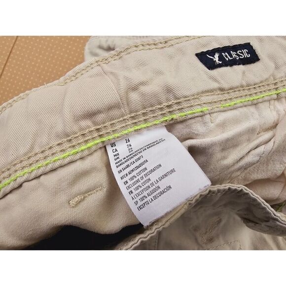 American Eagle Cargo Shorts Men's Size 26 Cargo - Picture 7 of 7